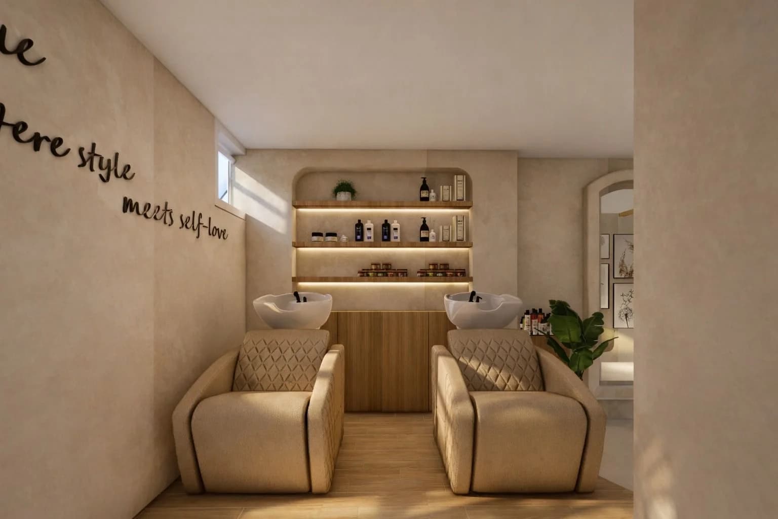 Articery salon entrance