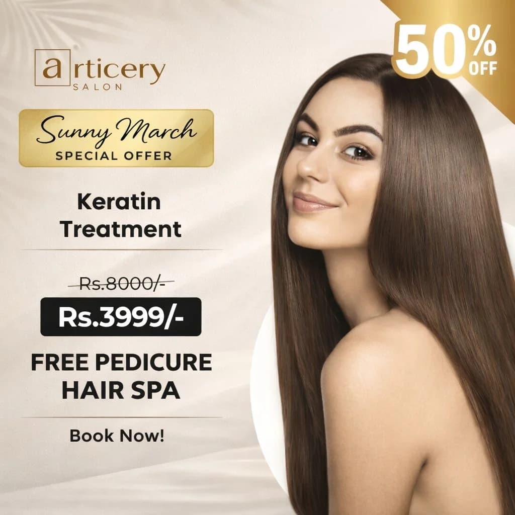 Keratin Treatment — 50% off at Articery Salon