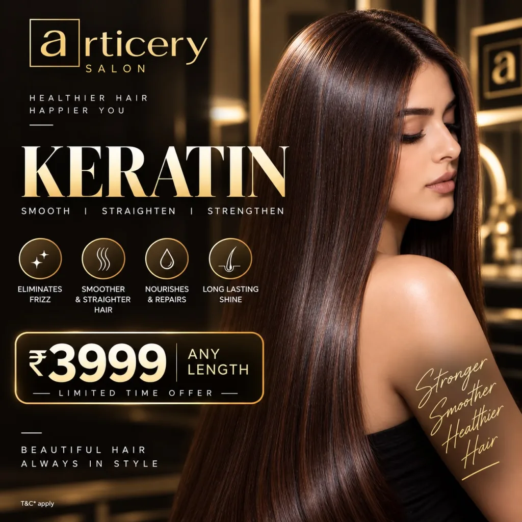 Keratin Treatment — Rs.3,999/- at Articery Salon